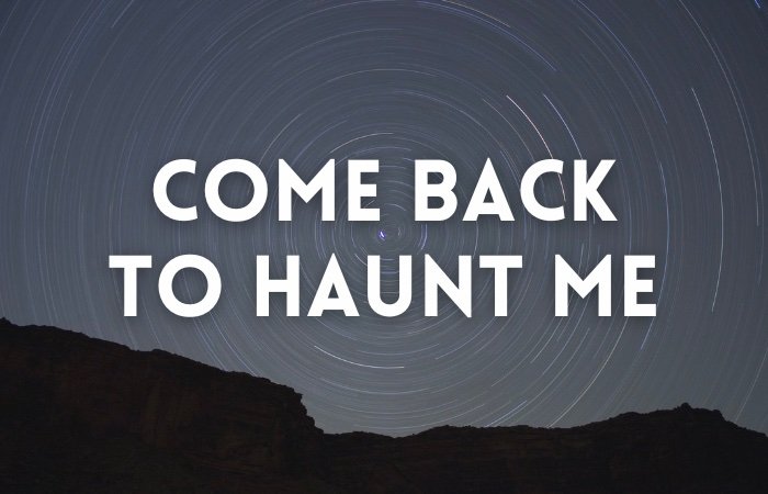 Bonus Episode #028 – Come back to haunt me